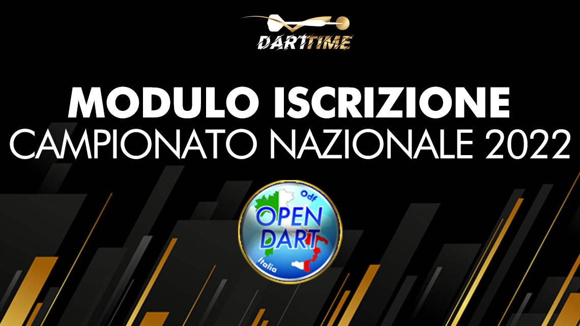 Modulo Iscrizione Campionato Nazionale 2022